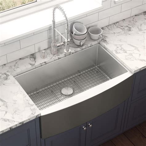 retrofit single farm sink stainless steel for 30 cabinet|delta farmhouse sink apron.